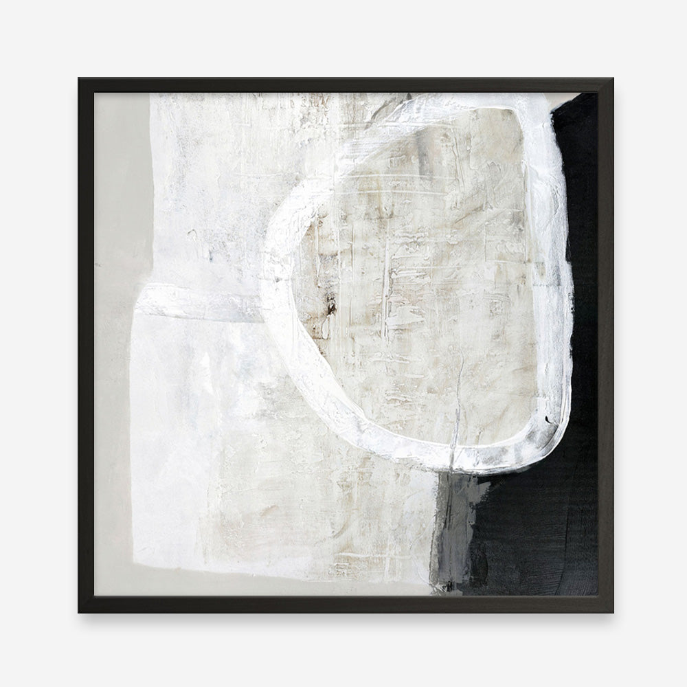 White Stone (Square) Art Print