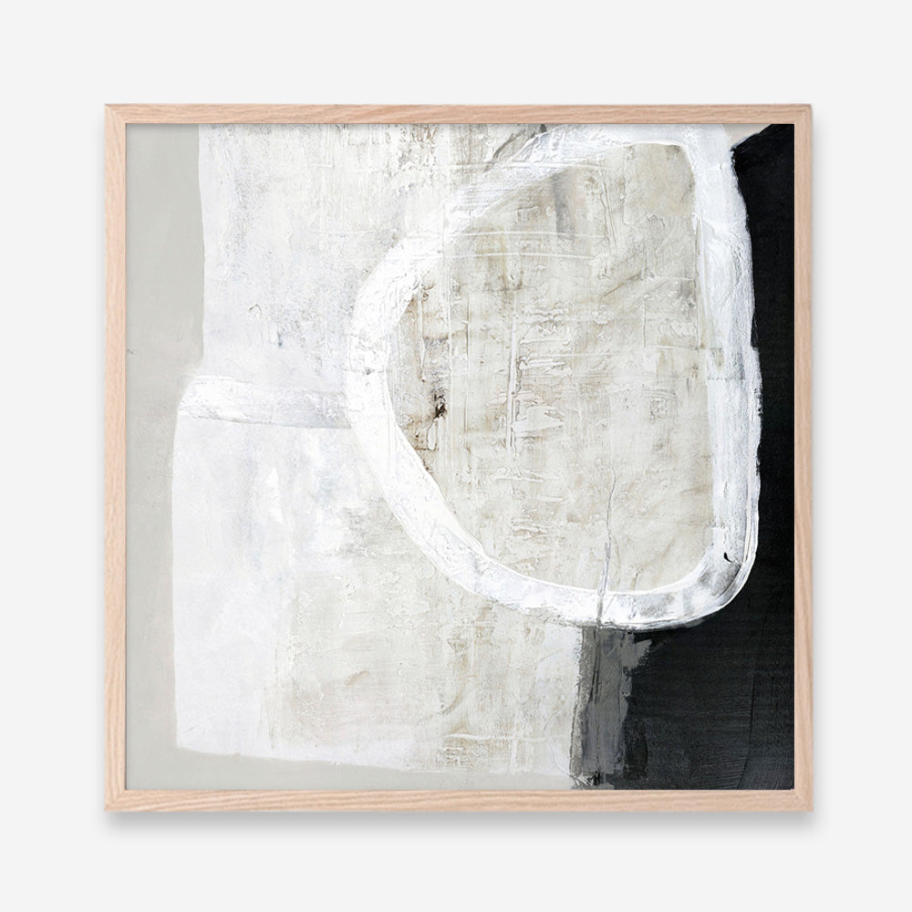 White Stone (Square) Art Print