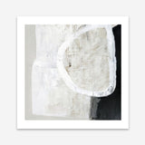 White Stone (Square) Art Print