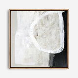 White Stone (Square) Canvas Print