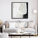 White Stone (Square) Canvas Print