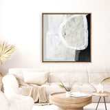 White Stone (Square) Canvas Print