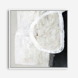White Stone (Square) Canvas Print