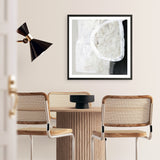 White Stone (Square) Art Print