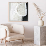 White Stone (Square) Art Print