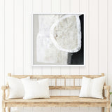 White Stone (Square) Art Print