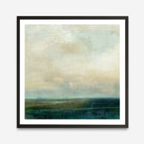 Emerald Sea (Square) Art Print