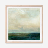 Emerald Sea (Square) Art Print