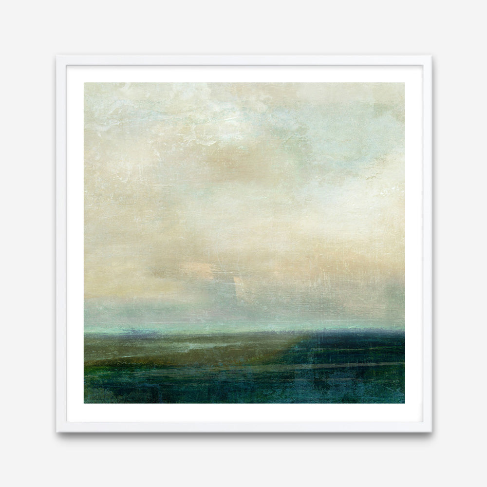 Emerald Sea (Square) Art Print