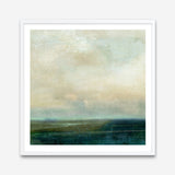 Emerald Sea (Square) Art Print