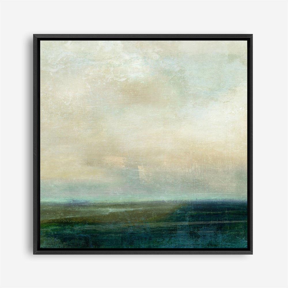 Emerald Sea (Square) Canvas Print