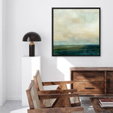 Emerald Sea (Square) Canvas Print