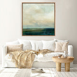 Emerald Sea (Square) Canvas Print