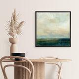 Emerald Sea (Square) Art Print