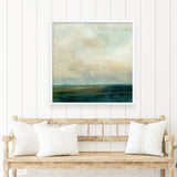 Emerald Sea (Square) Art Print
