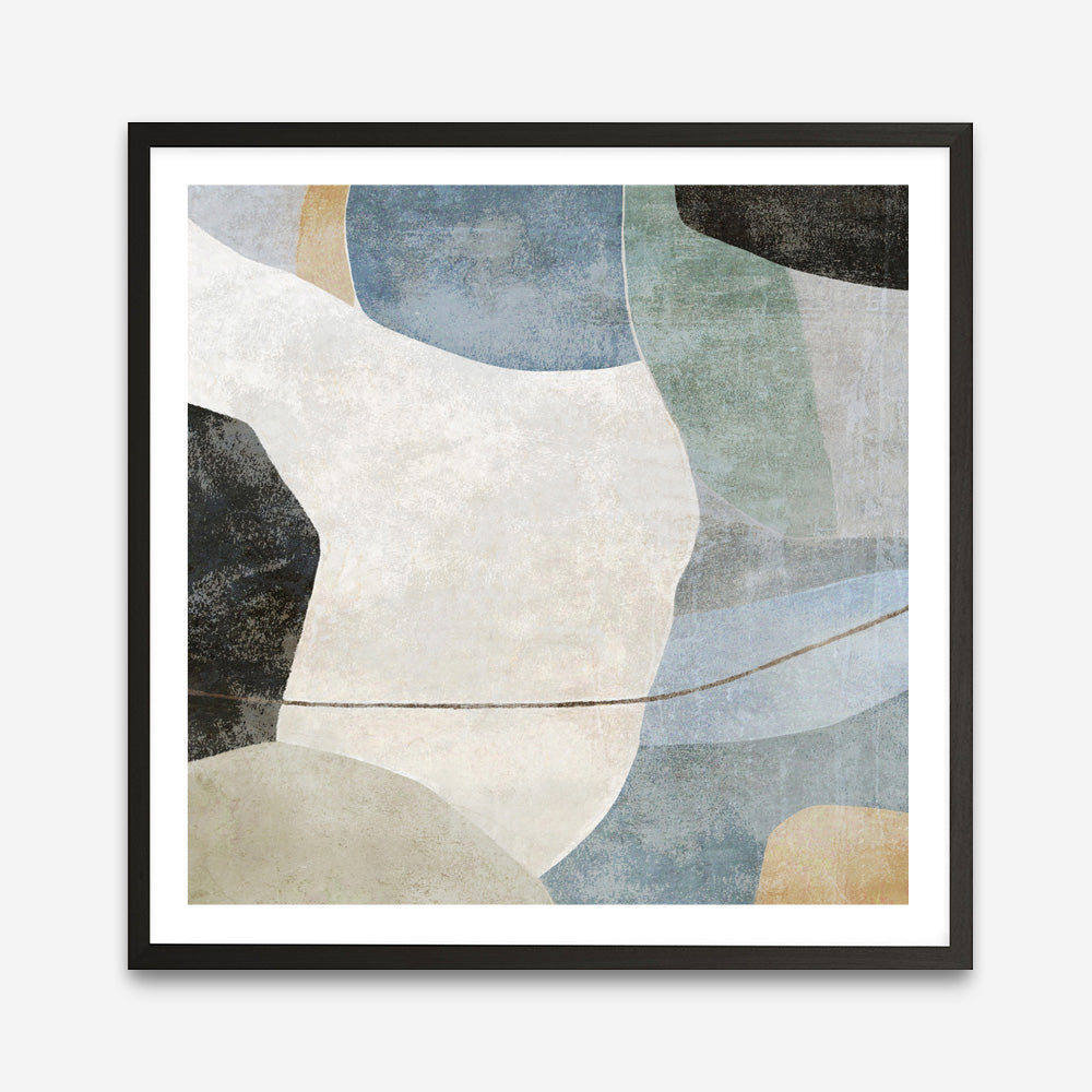 Blue Canyon 1 (Square) Art Print