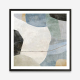 Blue Canyon 1 (Square) Art Print