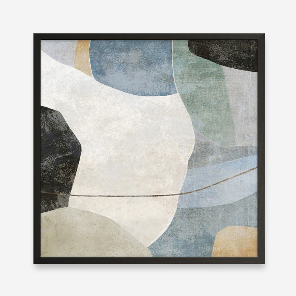 Blue Canyon 1 (Square) Art Print