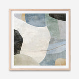 Blue Canyon 1 (Square) Art Print