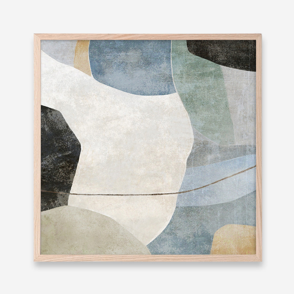 Blue Canyon 1 (Square) Art Print