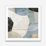 Blue Canyon 1 (Square) Art Print
