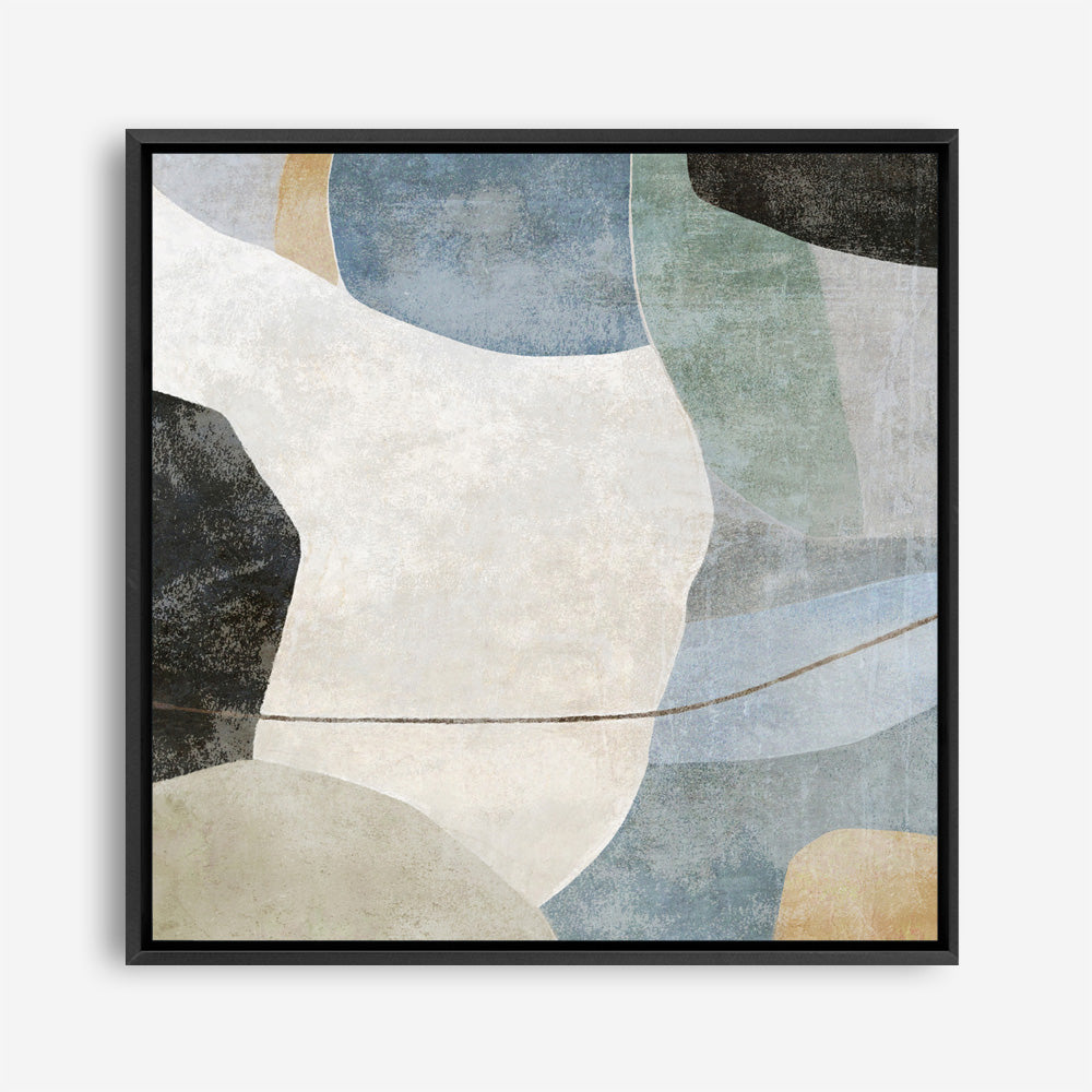 Blue Canyon 1 (Square) Canvas Print