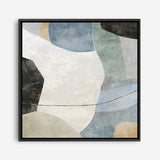 Blue Canyon 1 (Square) Canvas Print