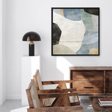 Blue Canyon 1 (Square) Canvas Print