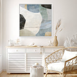 Blue Canyon 1 (Square) Canvas Print