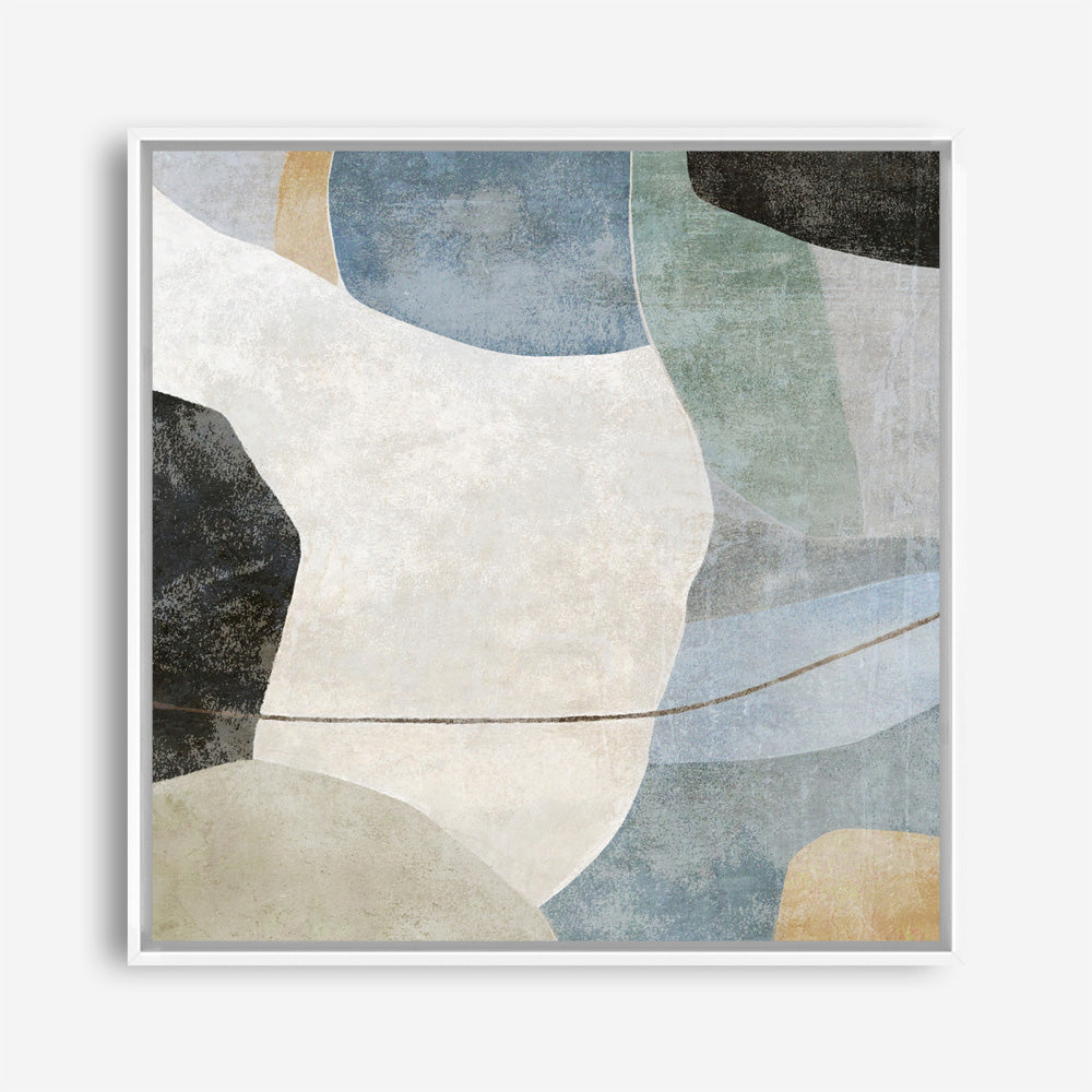 Blue Canyon 1 (Square) Canvas Print