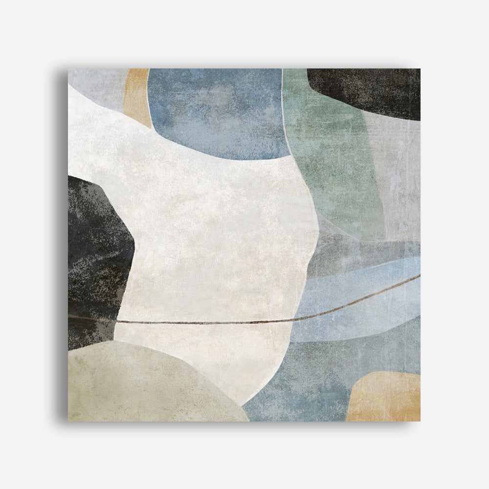 Blue Canyon 1 (Square) Canvas Print