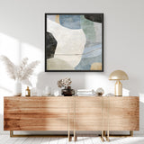 Blue Canyon 1 (Square) Art Print