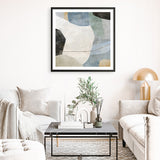 Blue Canyon 1 (Square) Art Print