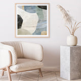 Blue Canyon 1 (Square) Art Print