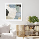 Blue Canyon 1 (Square) Art Print