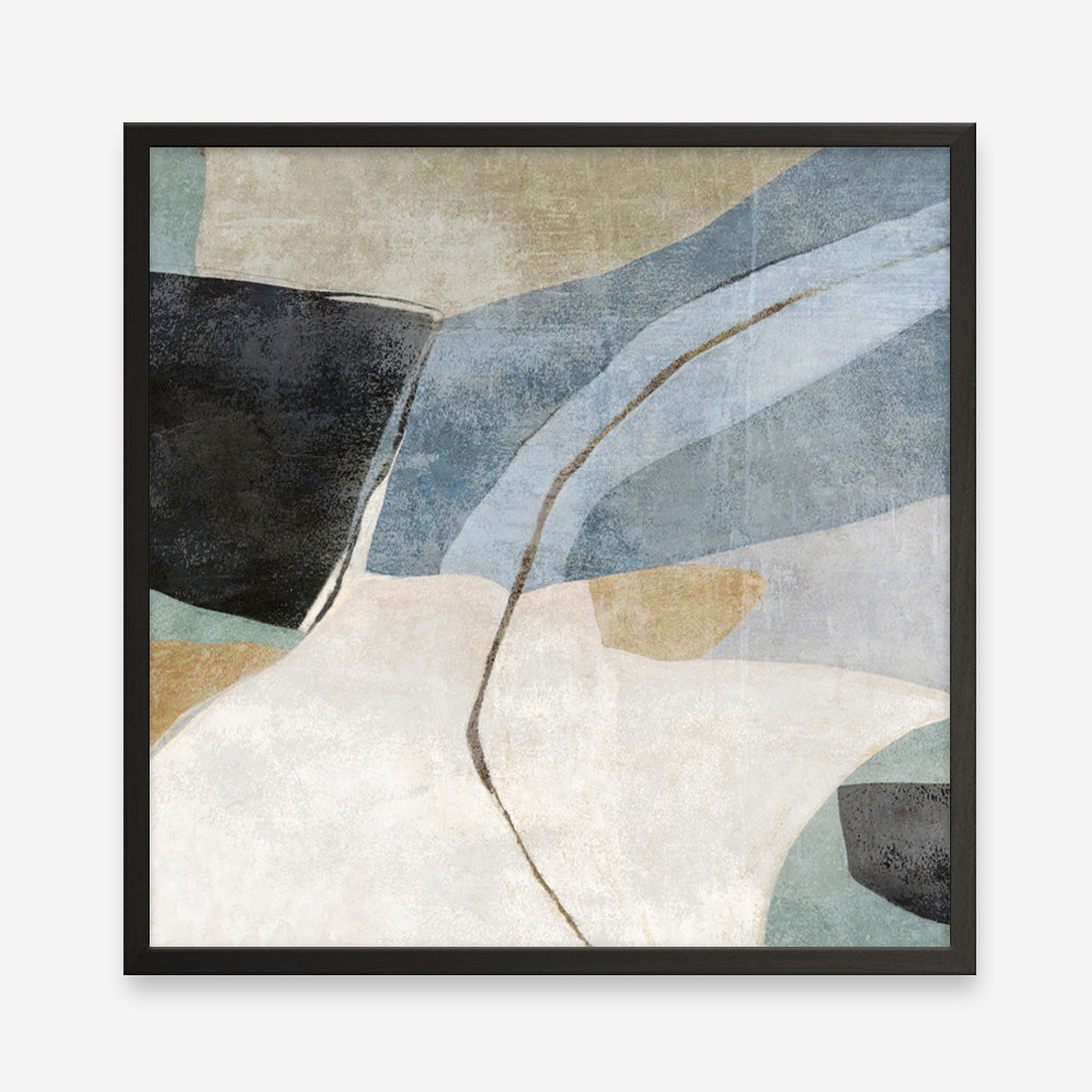Blue Canyon 2 (Square) Art Print