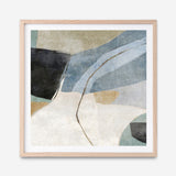 Blue Canyon 2 (Square) Art Print