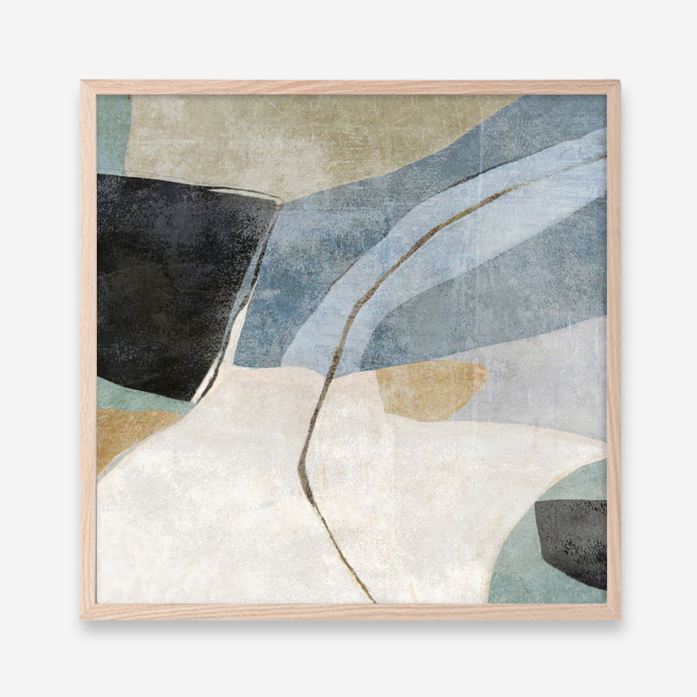 Blue Canyon 2 (Square) Art Print
