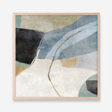 Blue Canyon 2 (Square) Art Print