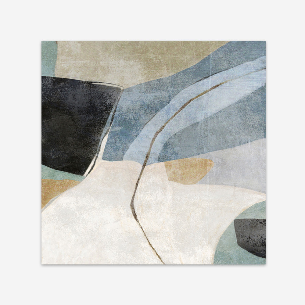 Blue Canyon 2 (Square) Art Print