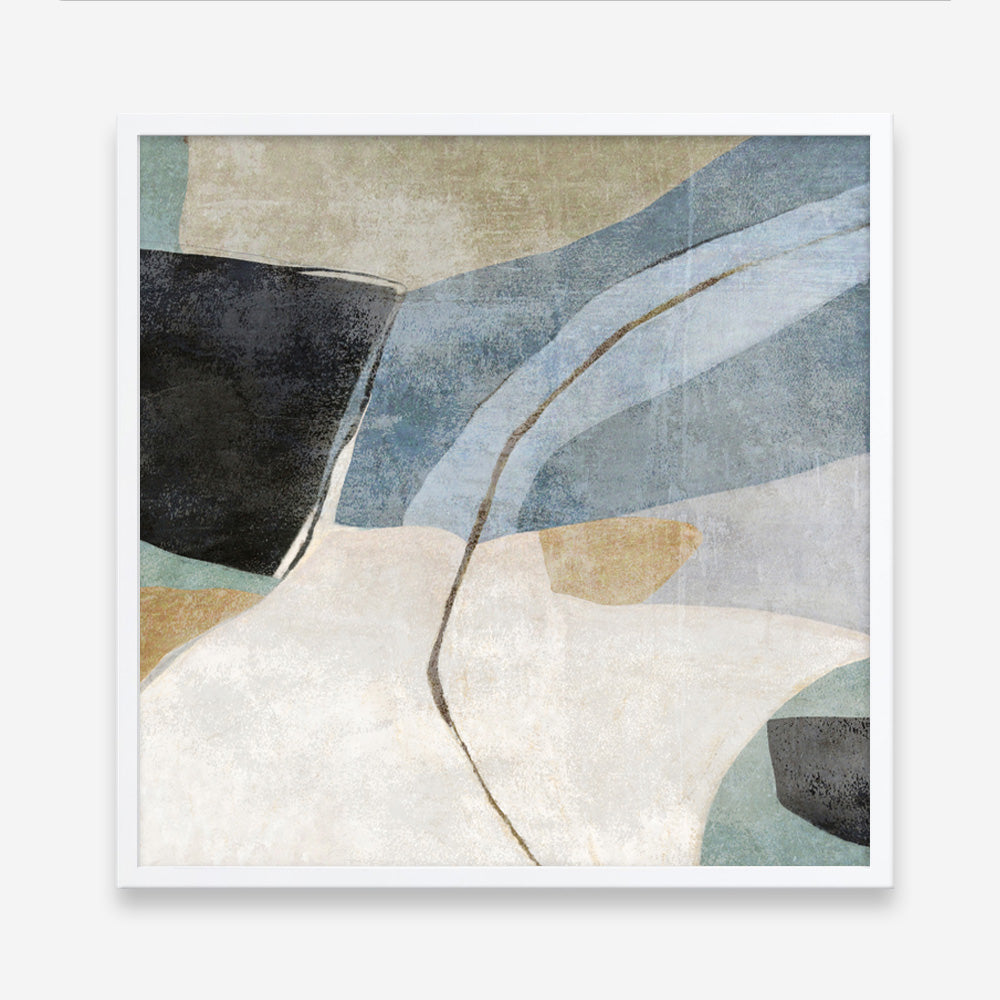 Blue Canyon 2 (Square) Art Print