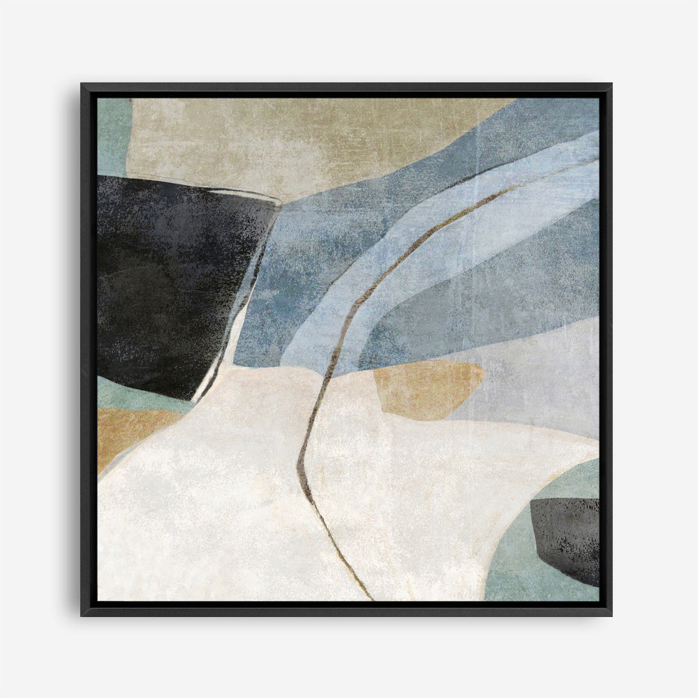 Blue Canyon 2 (Square) Canvas Print