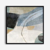 Blue Canyon 2 (Square) Canvas Print
