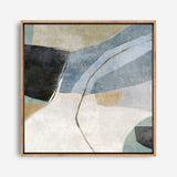 Blue Canyon 2 (Square) Canvas Print