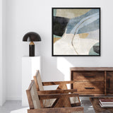 Blue Canyon 2 (Square) Canvas Print