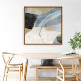 Blue Canyon 2 (Square) Canvas Print