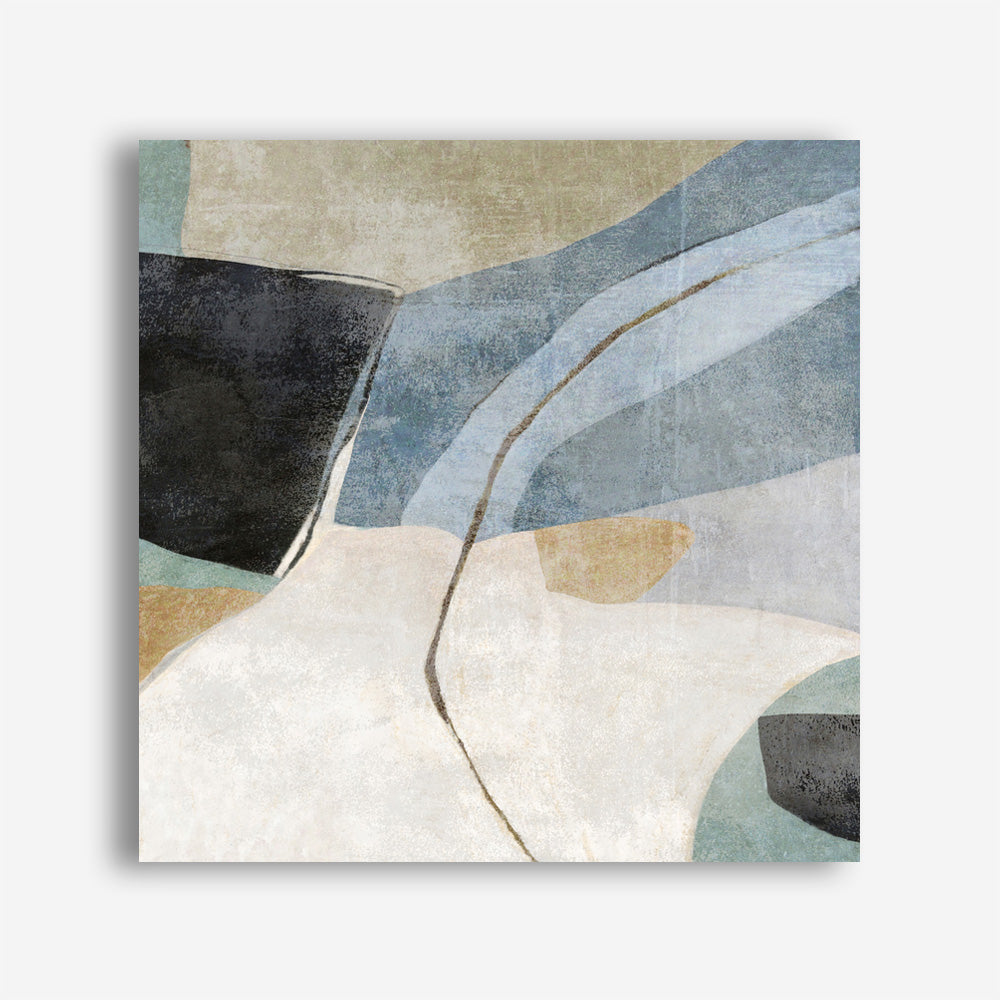 Blue Canyon 2 (Square) Canvas Print
