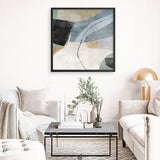 Blue Canyon 2 (Square) Art Print