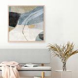 Blue Canyon 2 (Square) Art Print