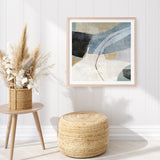 Blue Canyon 2 (Square) Art Print